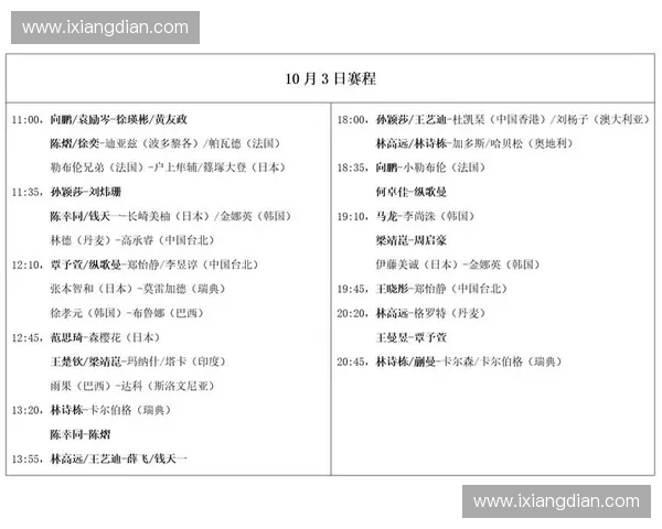 围绕最新国乒赛程表解析备战亮点与精彩对决全景深度前瞻汇总指南